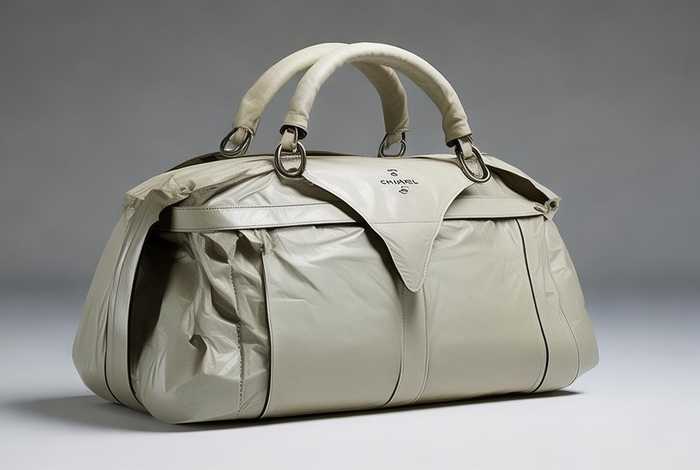 垃圾袋包包奢侈品图片香奈儿 垃圾袋包装设计图片