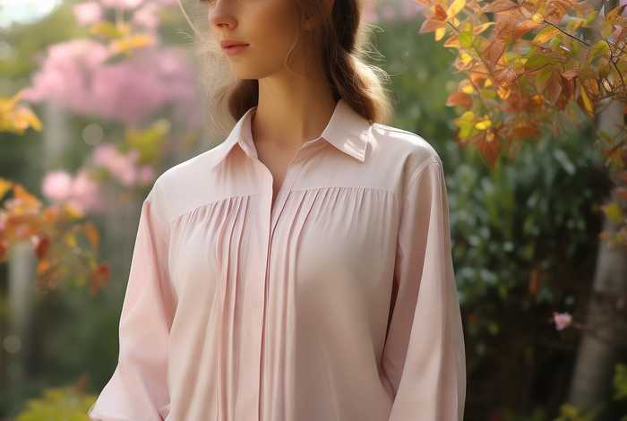 女士纯棉长袖衬衫春秋款，女士纯棉长袖衬衫春秋款图片
