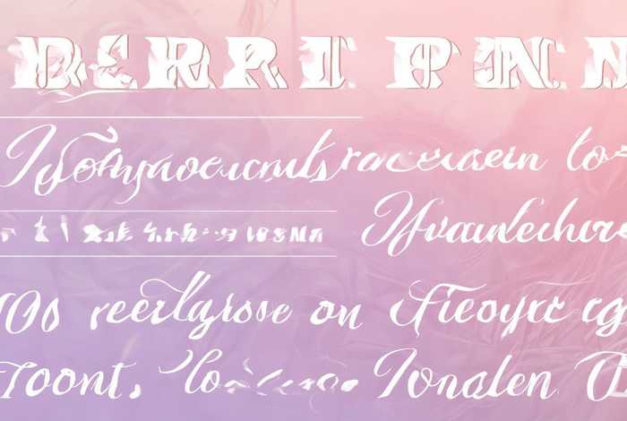 流行的女性很飘逸的字体有哪些(流行的女性很飘逸的字体有哪些名字) 流行的女性很飘逸的字体有哪些(流行的女性很飘逸的字体有哪些名字)