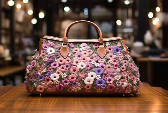女士包包新款小花朵 女士包包新款小花朵图案