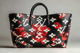 路易威登lv官网女包托特包（lv路易威登2020经典印花logo托特包on the go手提包）