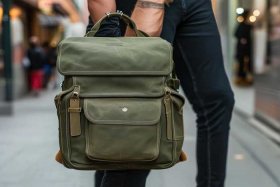 男士休闲帆布男包（男士帆布休闲包图片）