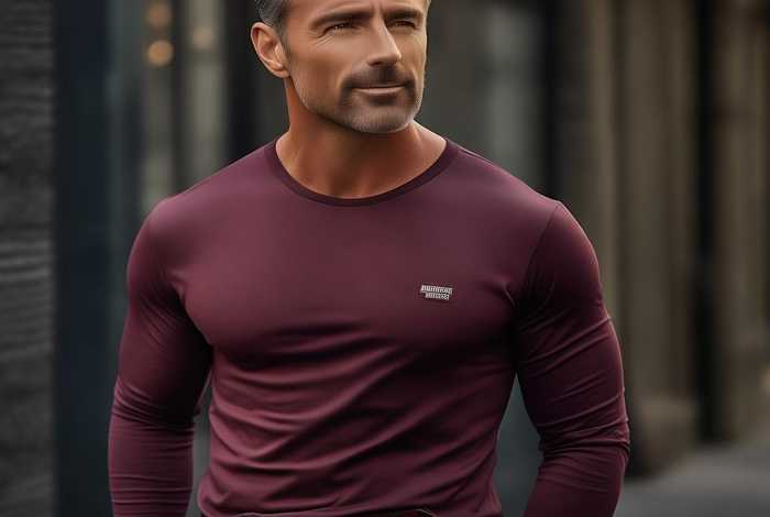男士高档长袖t恤衫，高档品牌男装长袖t恤