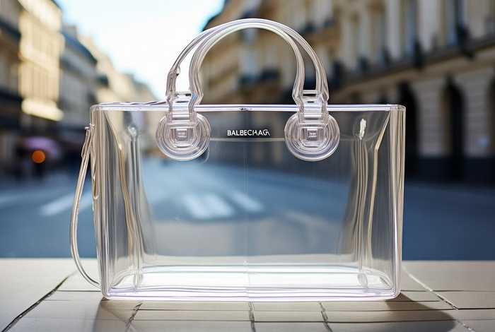 垃圾袋包包奢侈品巴黎世家（巴黎世家塑料袋包）