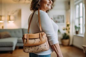 女士中老年人斜挎包中号 - 中老年人的女士斜挎包淘宝网