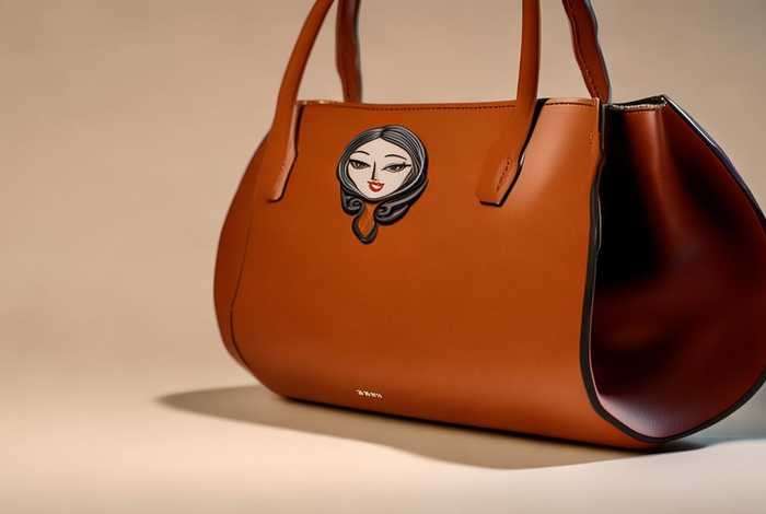 国外小众品牌包包是小牛皮的LOgo是个小美人头 - 国外小众品牌包包是小牛皮的logo是个小美人头