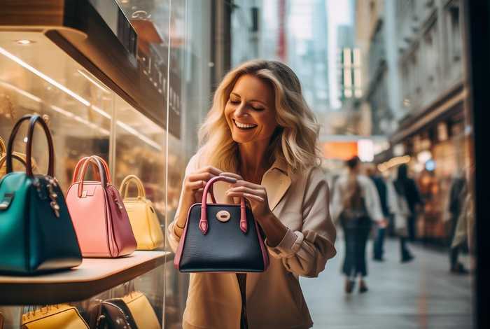 女人买包的图片真实；女人买包的图片真实大全
