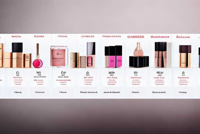 化妆品品牌前十名的图片；化妆品品牌前十名的图片及价格
