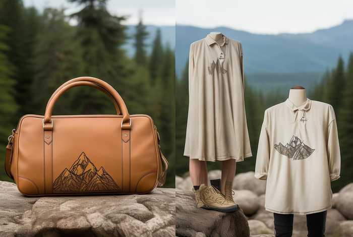 两个山标志的包包，两个山的标志衣服是什么牌子