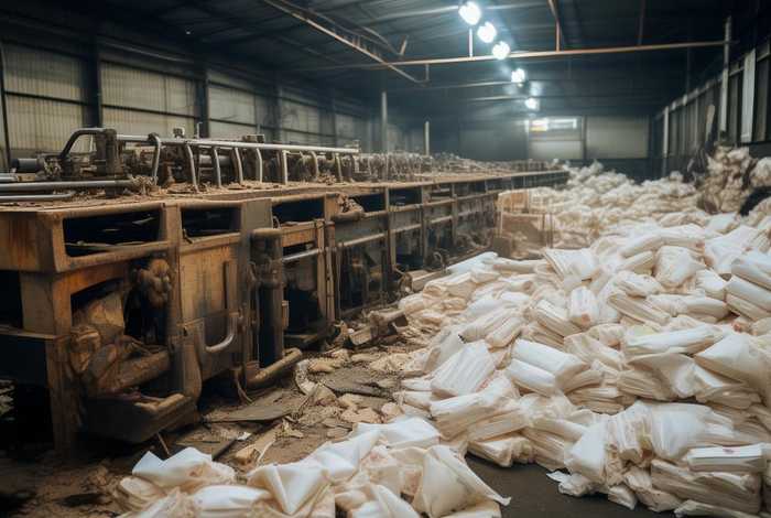 山东查获伪劣纸尿裤卫生巾近70吨 纸尿裤卫生巾生产线