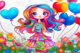 女孩子喜欢的简笔画（女孩子喜欢的简笔画图片）