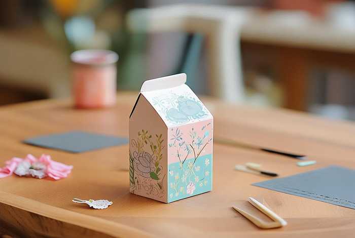 女生喜欢的简单迷你小手工，女生喜欢的简单迷你小手工牛奶纸盒子