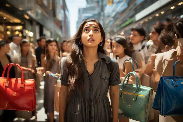 穷女孩买奢侈品，身边很多穷女孩都买了奢侈品