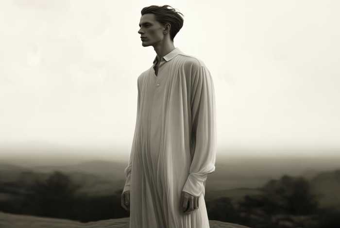 男士图片；男士过长图片真实