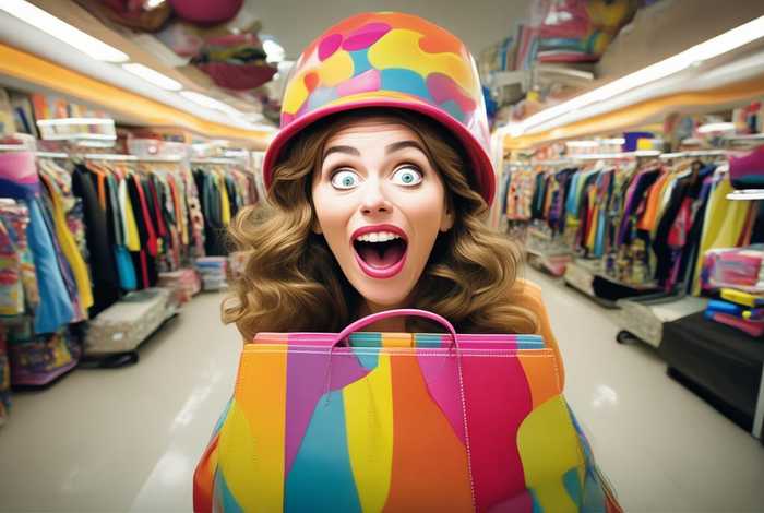 女人买衣服买包的图片 女人买衣服买包的图片搞笑