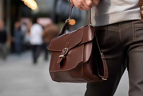 男士斜挎包怎么扣、男士斜挎包怎么扣上去