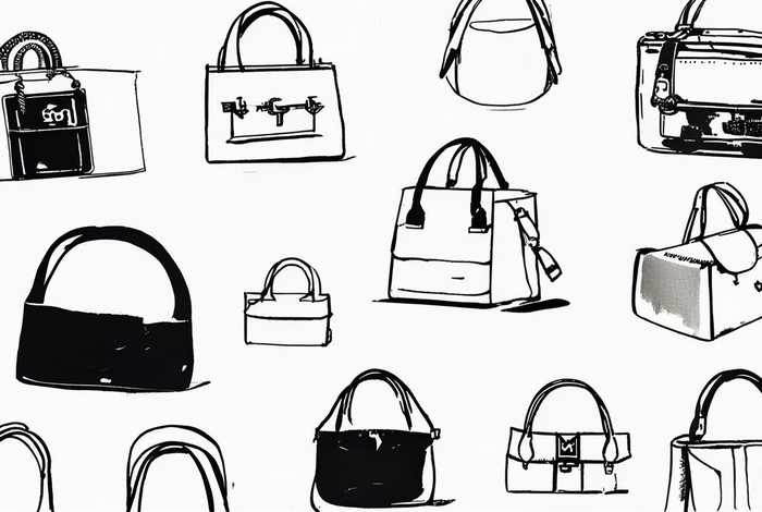 名牌包包图片简笔画，名牌包包图片简笔画大全