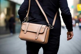 男士单肩包斜挎包做法、男士单肩包斜挎包背法