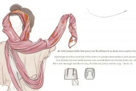 女士手提包丝巾系法、女士手提包丝巾系法图解