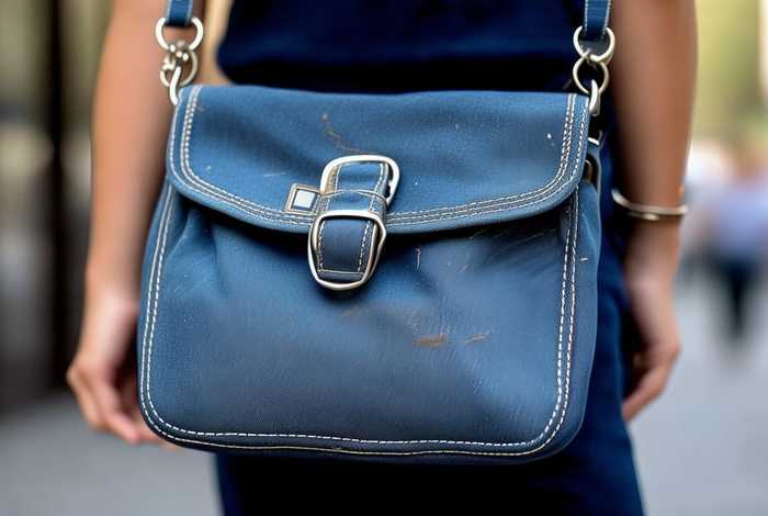 女士斜背小包布包 女士牛仔布做的斜肩小背包、牛仔斜背包 做法