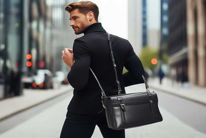男士单肩包怎么背（男士单肩包怎么背图解）