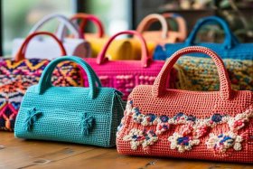 今年最流行的十款包包钩织图解 新年最时尚的钩织包包