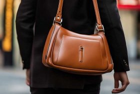 男士高档单肩包斜挎包饺子包；男士单肩斜挎包什么牌子好