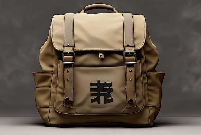 河北买军黄帆布双肩背包（帆布双肩背包）