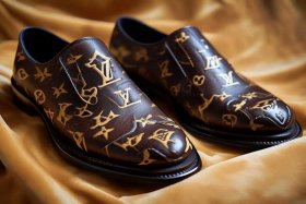 路易威登老花图案图片 - 路易威登老花鞋