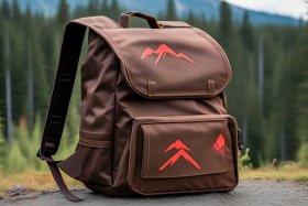 两个山标志的背包 - 两个山标志的包包