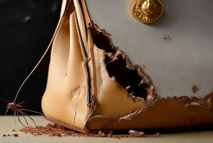 奢侈包包油边蟑螂会吃吗；包包的油边被蟑螂吃了怎么补