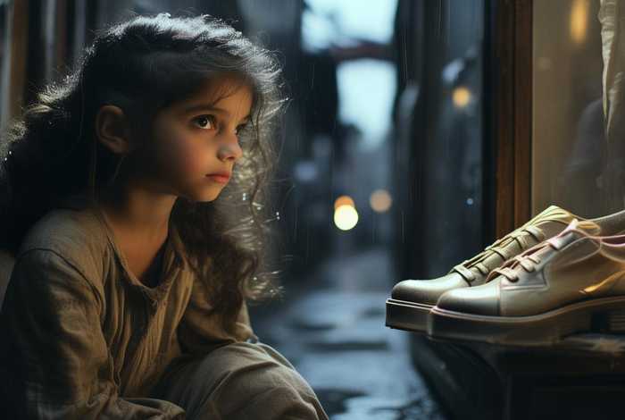 穷女孩买名牌鞋、家里穷想买名牌鞋