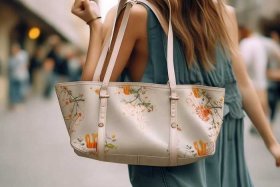 女士帆布包斜挎包（女士的帆布斜挎包）