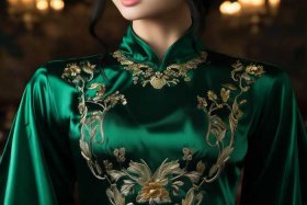 女士高档桑蚕丝旗袍，女士高档桑蚕丝旗袍图片