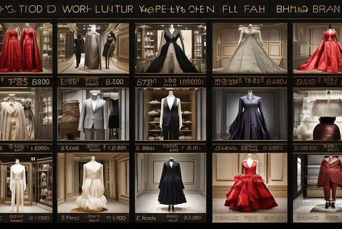 国际服装十大奢侈品排名图片，国际服装十大奢侈品排名图片及价格