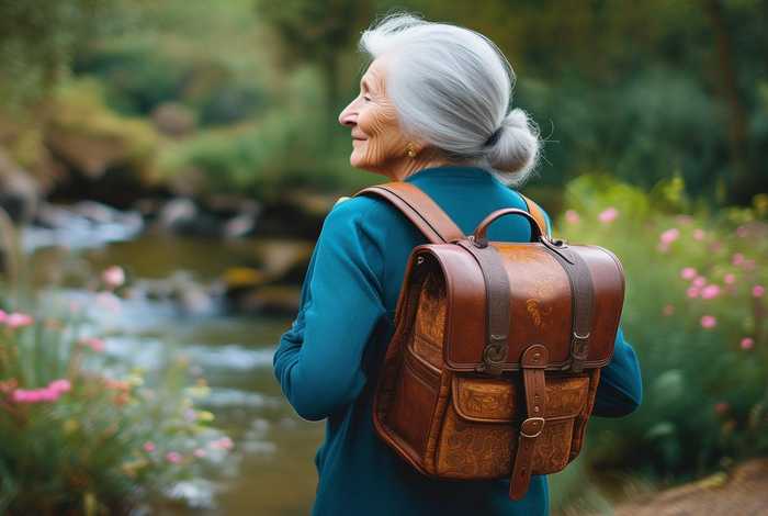 老年人斜挎小包包、老年人斜挎小包包图片