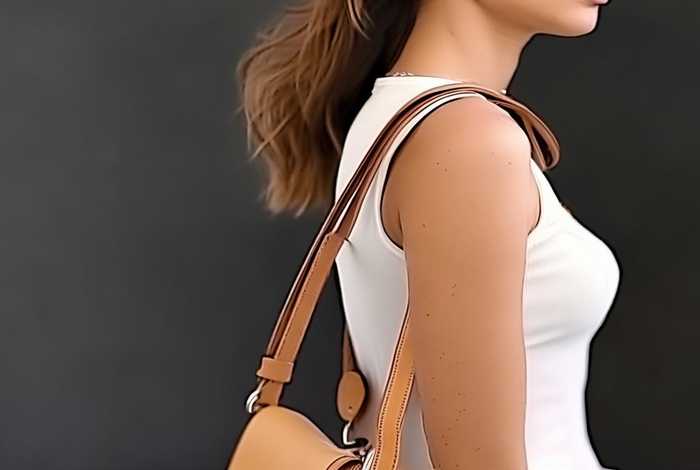 女士单肩包的正确背法；女士单肩包的正确背法图
