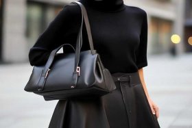 黑色包包女2022新款百搭 - 黑色包包女2022新款百搭衣服