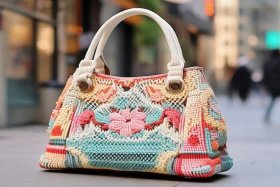 今年新款钩花包包，钩针钩今年最时尚包包