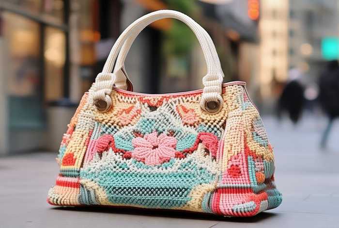 今年新款钩花包包，钩针钩今年最时尚包包