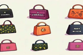 名牌包包标志大全图片简笔画（名牌包包标志大全图片简笔画可爱）