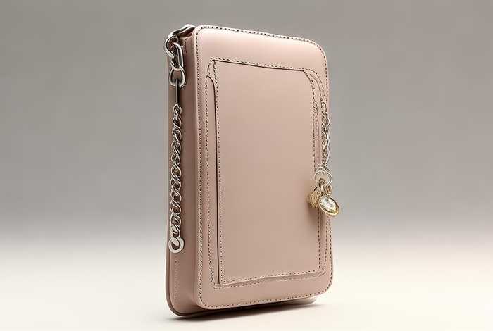 女士装手机的斜挎小包正品，女士装手机小挎包的手工制作