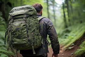 男士双肩背包探路者 探路者户外双肩背包