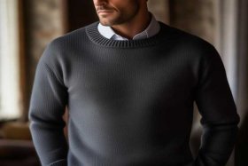男士高档加厚羊绒衫（男士高档加厚羊绒衫图片）