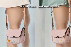 女士迷你小斜挎包手机包超小夏季；女士手机斜挎小布包