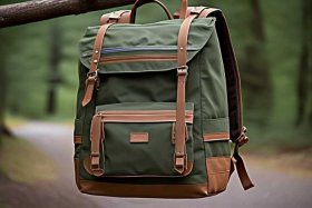 男士大号双肩帆布背包 - 男士大号双肩帆布背包图片