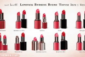 口红品牌排行价格表（口红品牌排行价格表大全）