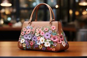 女士包包新款小花朵 女士包包新款小花朵图案