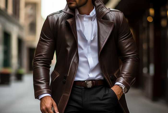 男士高档中长款皮衣 男士高档中长款皮衣搭配