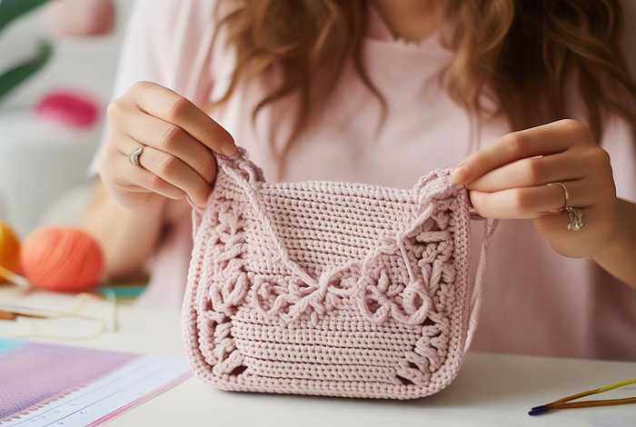 女士斜挎小包包钩针最简单织法图解 - 简单小斜挎包的钩织视频 女士斜挎小包包钩针最简单织法图解 - 简单小斜挎包的钩织视频